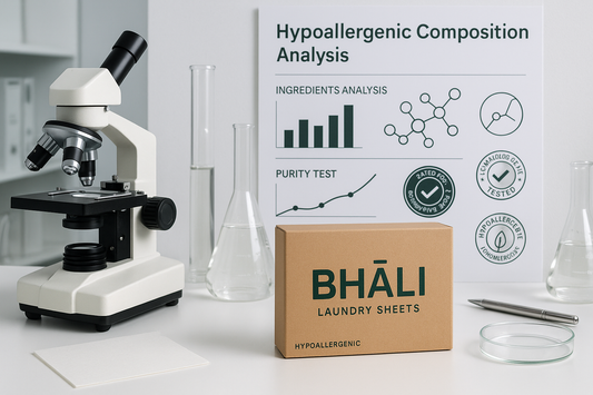 Composition hypoallergénique BHALI analysée en laboratoire avec certifications