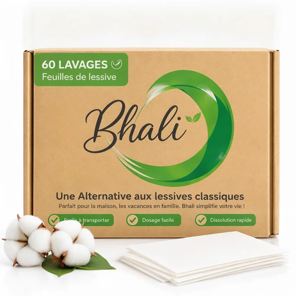 Lessive en feuilles Bhali Fleur de Coton