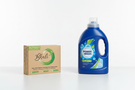 BHALI vs Ariel comparatif lessive 2026 alternative écologique feuille lessive