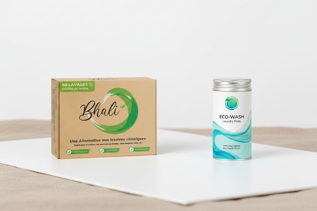 BHALI vs Mother Earth comparatif lessive écologique 2026 meilleure lessive feuille certifiée