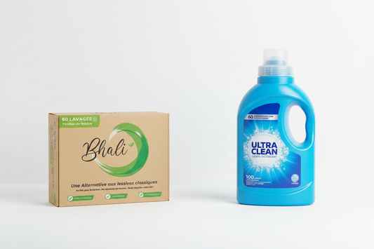 BHALI vs Spring Lessive comparatif 2026 meilleure lessive écologique feuille