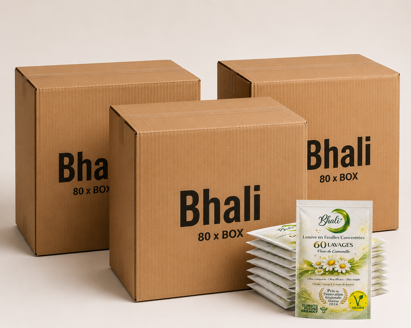 Pack Revendeur Bhali - Lessive Feuille en gros