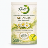 Lessive en Feuilles Bhali – Fleur de Camomille | 60 Lavages Écologiques
