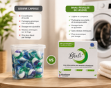 Bhali – Pack 3 + 1 Offert (240 Lavages) | 1 Boîte 60L Offerte Fleur de Lin
