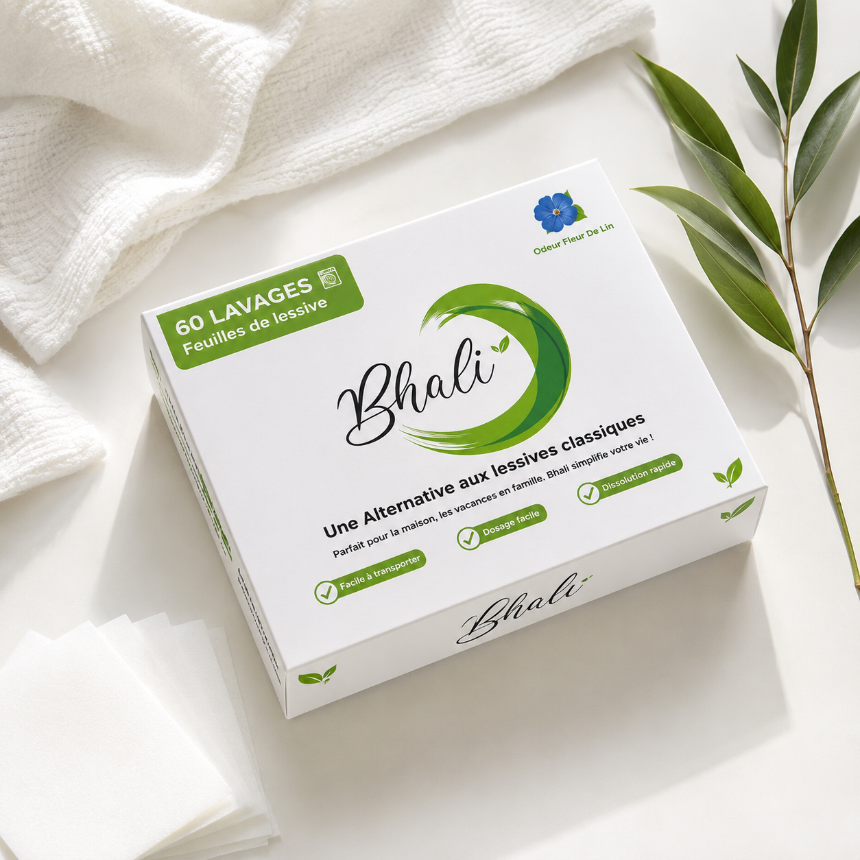 Bhali – Pack x2 (120 Lavages) | Prix malin [Fleur de Lin]