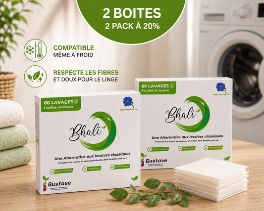 Bhali – Pack x2 (120 Lavages) | Prix malin [Fleur de Lin]