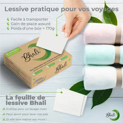 Pack Revendeur Bhali - Lessive Feuille en gros